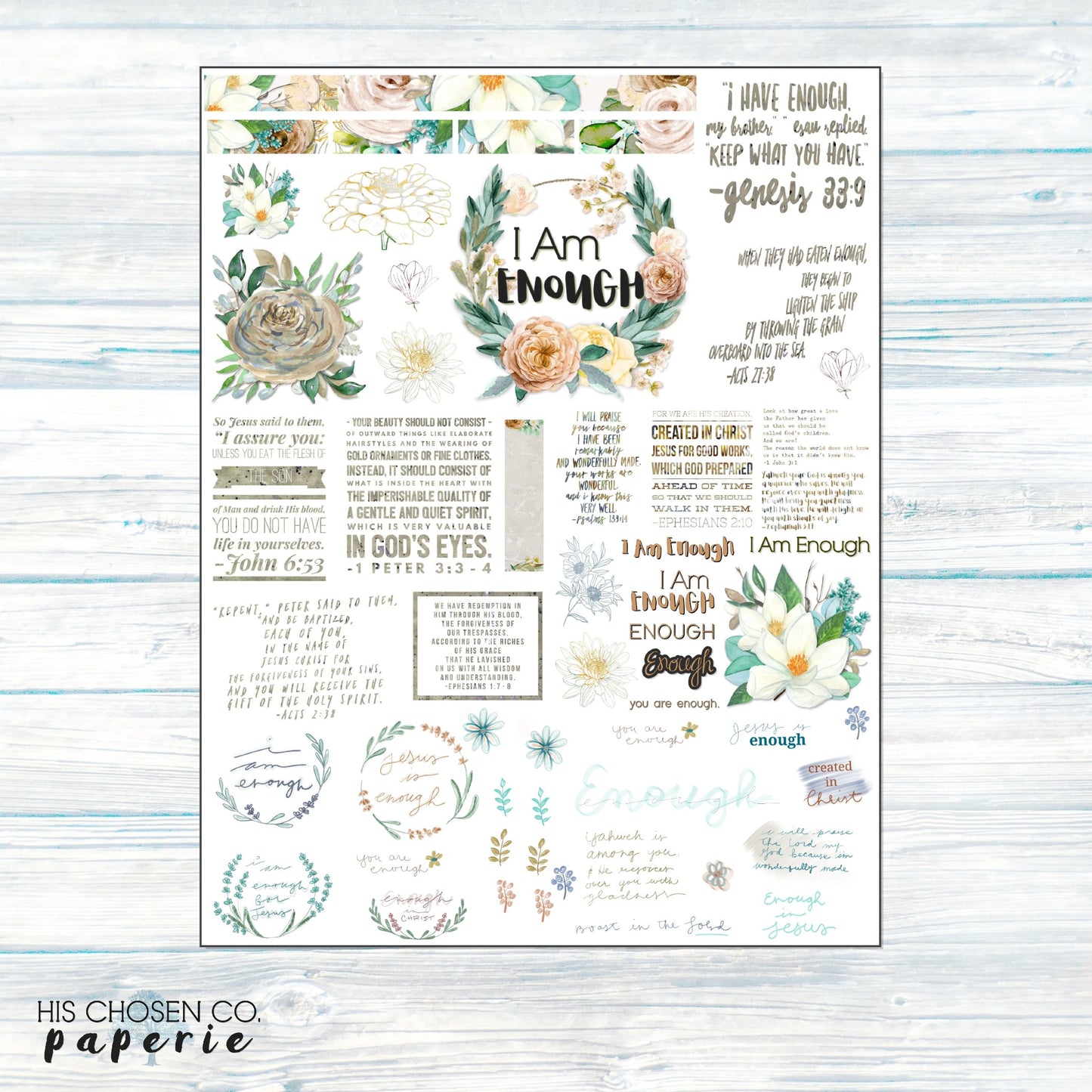 I Am Enough Bible SOAP Study Pack