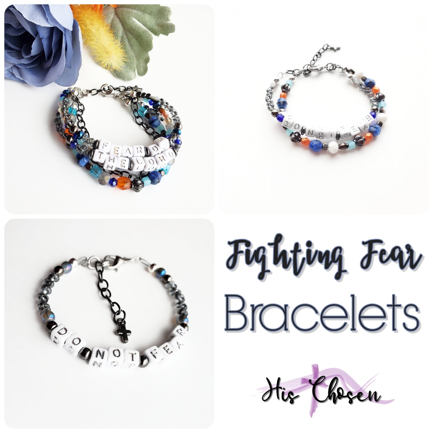 Fear of the Lord Stacked Chunky Bracelet