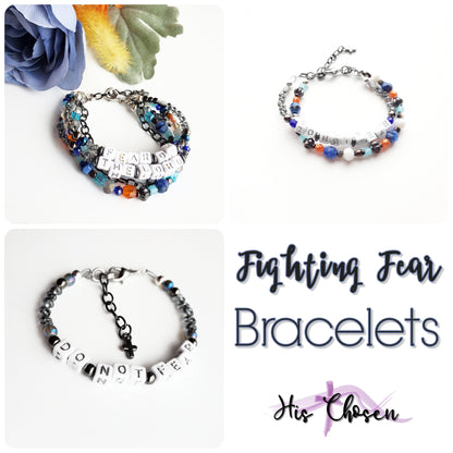 Fear of the Lord Stacked Chunky Bracelet