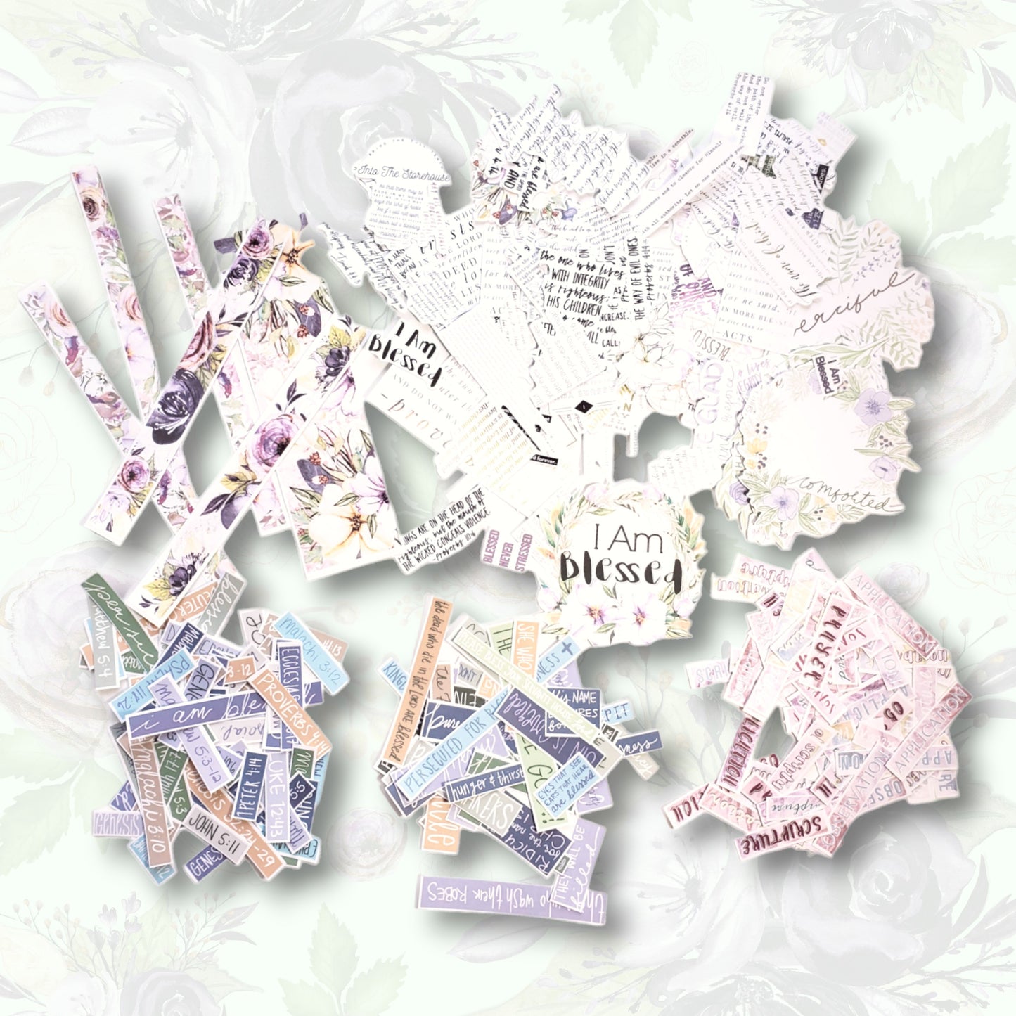 I Am Blessed Bible Journaling Sticker set