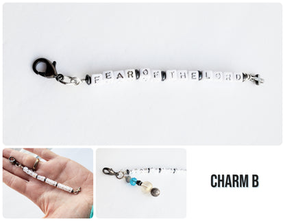 Fighting Fear Cluster Clip-On Charm