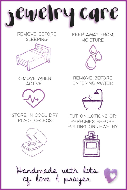 Blue and Silver 2-Strand Word Bracelet for women