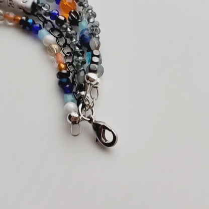 Fear of the Lord Stacked Chunky Bracelet